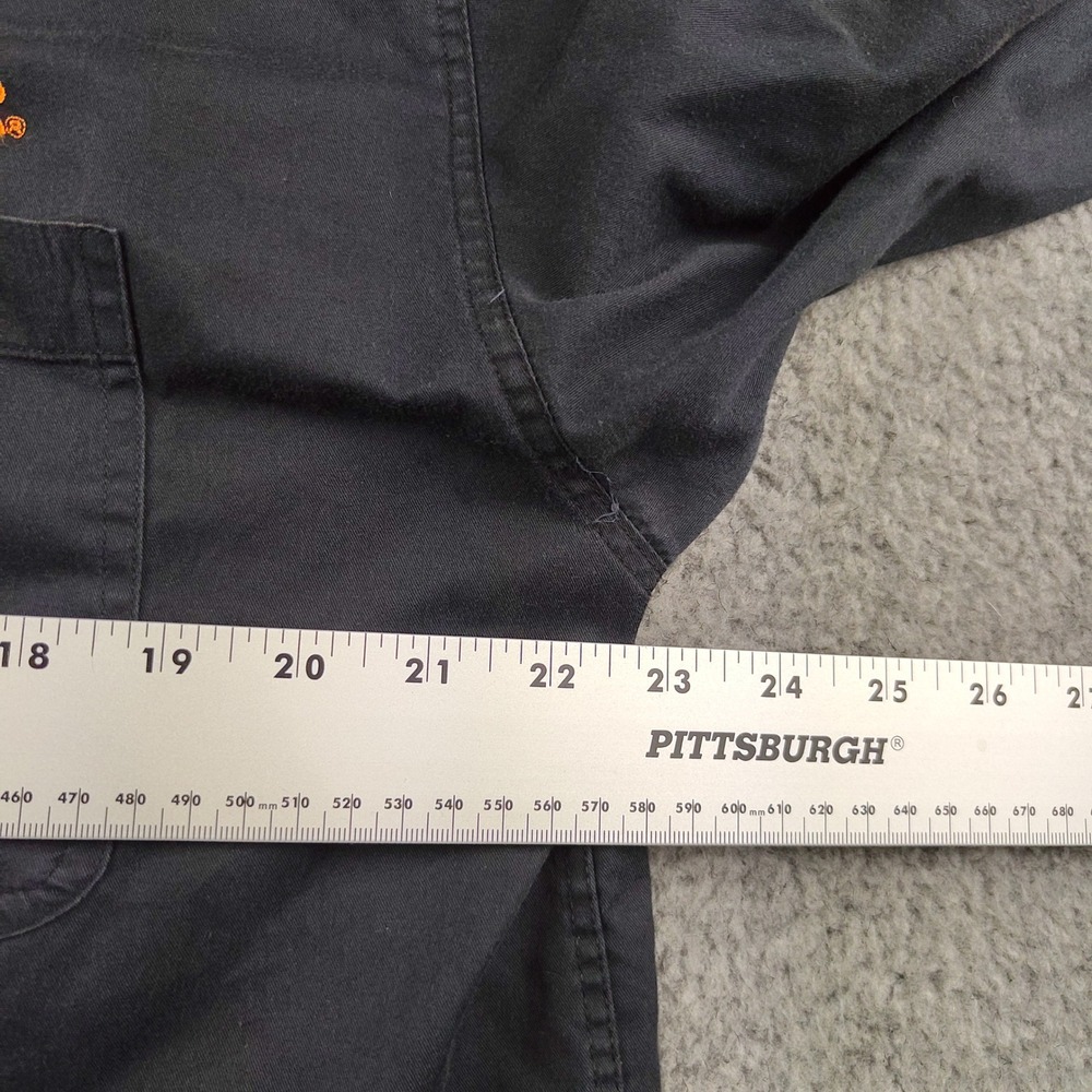 Whataburger Button Down Shirt Mens Medium Black Long Sleeve Uniform Uniform - Picture 3 of 7